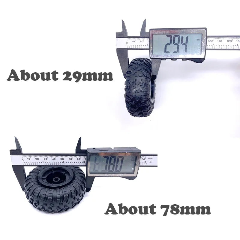MN WPL 1:12 Car Tires Wheels Rims Set for MN D90 D91 Mn99S RC Car Spare Parts Crawler Car Assembled Tyre WPL MN Car Truck Parts