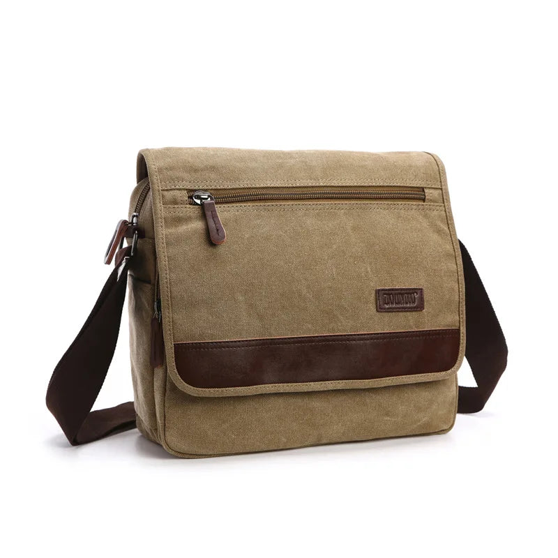 Hot! Brand High Quality Canvas Bag Casual Travel Bolsa Masculina Unisex Crossbody Bag Messenger Bags for Men Large Capacity