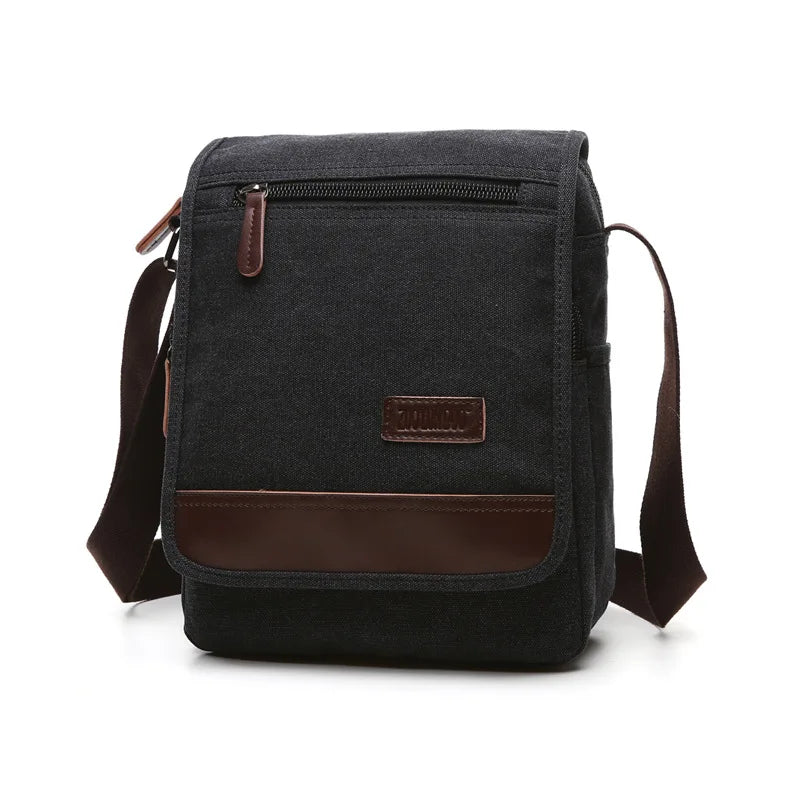 Hot! Brand High Quality Canvas Bag Casual Travel Bolsa Masculina Unisex Crossbody Bag Messenger Bags for Men Large Capacity