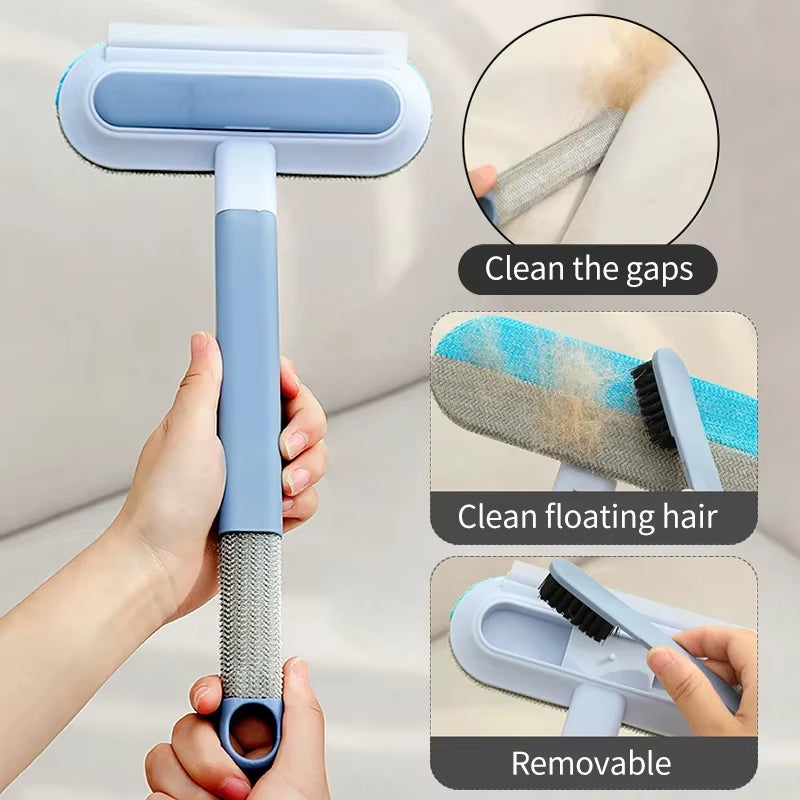 Pet Hair Remover Long Handle Reusable Clothing Pet Hair Brush Multifunction Sofa Carpet Clothes Dog Fur Remover Cleaning Tools