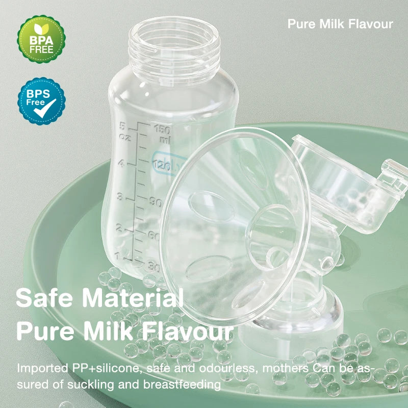 MAMIJOY Breast Pump Baby Nipple Manual Suction Milk Pump Feeding Breasts Pumps Milk Bottle Sucking Postpartum Supplies BPA Free