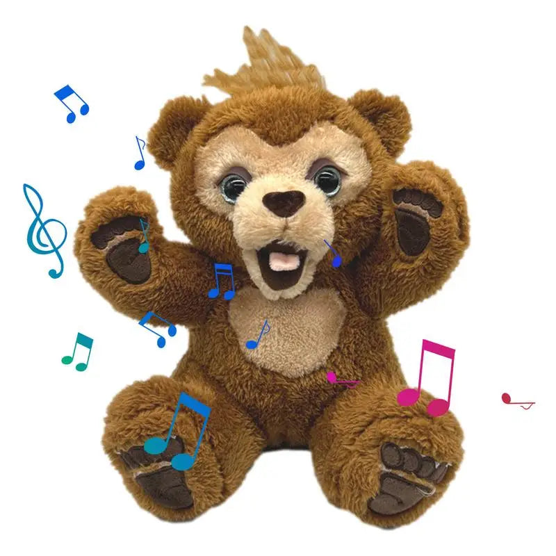 40Cm Furreal Cubby Friends Interactive Plush Toys Children the Curious Bear Pet Cute Anime Stuffed Animals Girls Christmas Gifts
