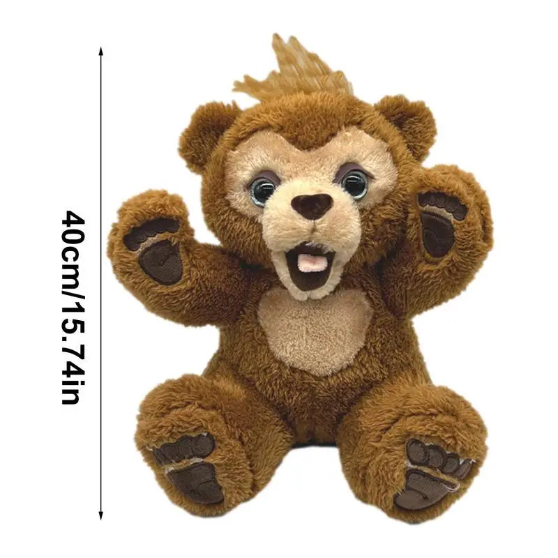 40Cm Furreal Cubby Friends Interactive Plush Toys Children the Curious Bear Pet Cute Anime Stuffed Animals Girls Christmas Gifts