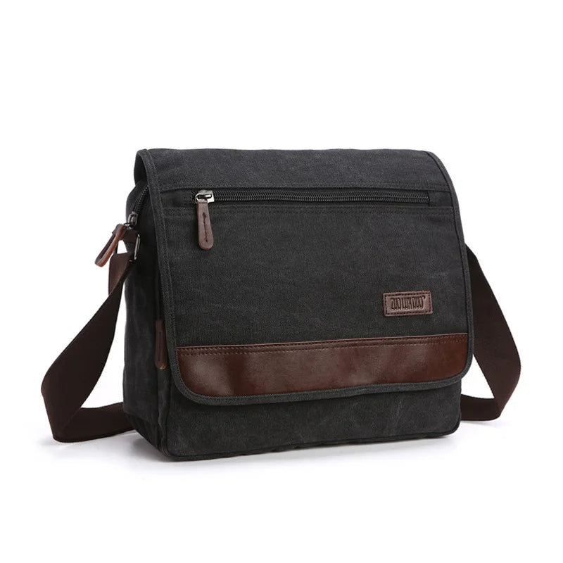 Hot! Brand High Quality Canvas Bag Casual Travel Bolsa Masculina Unisex Crossbody Bag Messenger Bags for Men Large Capacity