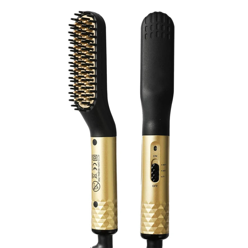 Man Beard Straightener Comb Hair Straightener Brush Flat Iron Planchas De Cabello Har Straightener for Man