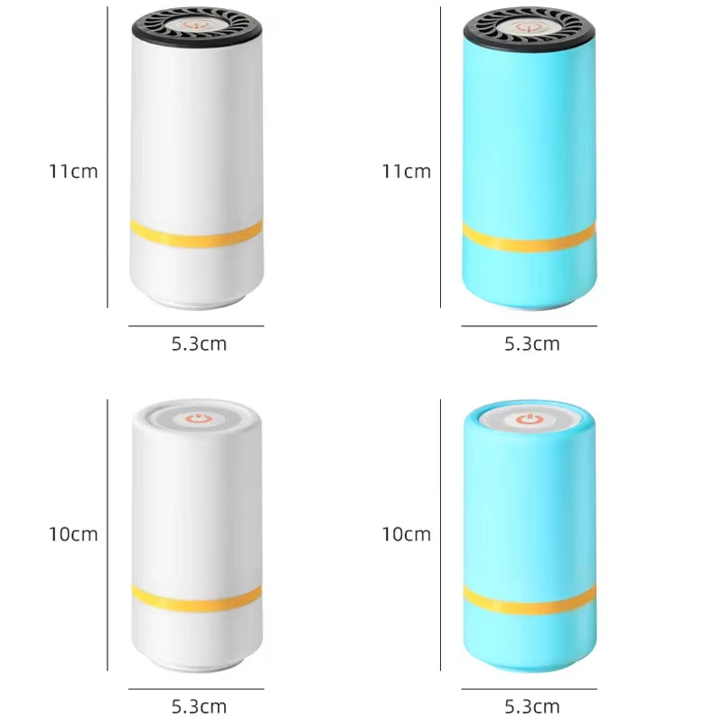 Mini Vacuum Sealer Portable USB Electric Air Pump Mini Fresh-Keeping Handheld Vacuum Sealing Machine Packaging Packer for Home