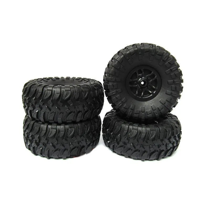 MN WPL 1:12 Car Tires Wheels Rims Set for MN D90 D91 Mn99S RC Car Spare Parts Crawler Car Assembled Tyre WPL MN Car Truck Parts