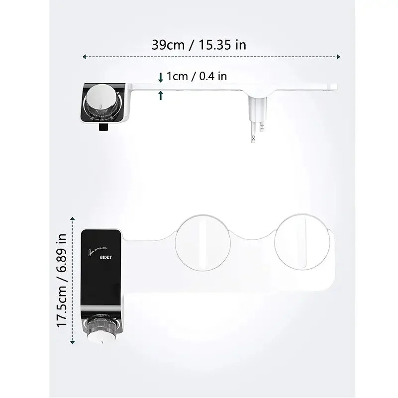 1 Set Portable Bidet for Women Self-Cleaning Toilet Attachment with Non-Electric Spray Washer Hygienic Bathroom Accessories