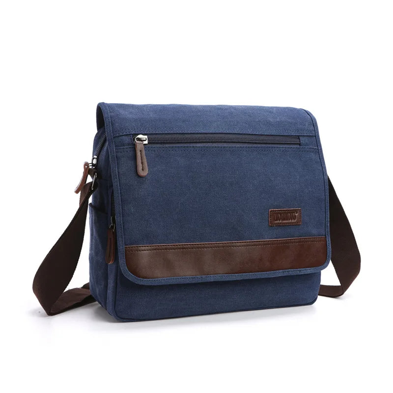 Hot! Brand High Quality Canvas Bag Casual Travel Bolsa Masculina Unisex Crossbody Bag Messenger Bags for Men Large Capacity