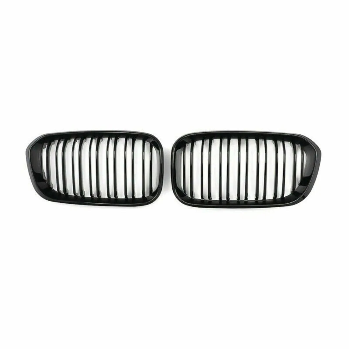 2015-2017 Racing Grille for BMW F20 F21 120I LCI 1 Series 2015 2016 2017 Glossy Black Front Kidney Grill Grille 2 Slat