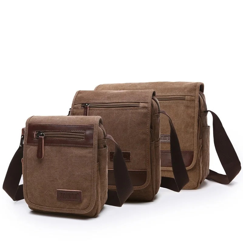 Hot! Brand High Quality Canvas Bag Casual Travel Bolsa Masculina Unisex Crossbody Bag Messenger Bags for Men Large Capacity