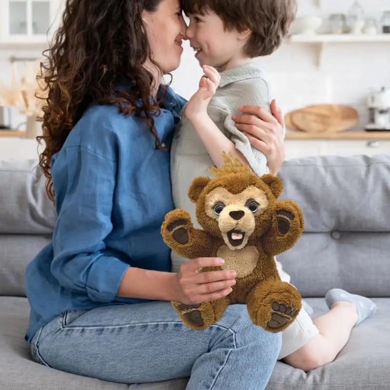 40Cm Furreal Cubby Friends Interactive Plush Toys Children the Curious Bear Pet Cute Anime Stuffed Animals Girls Christmas Gifts