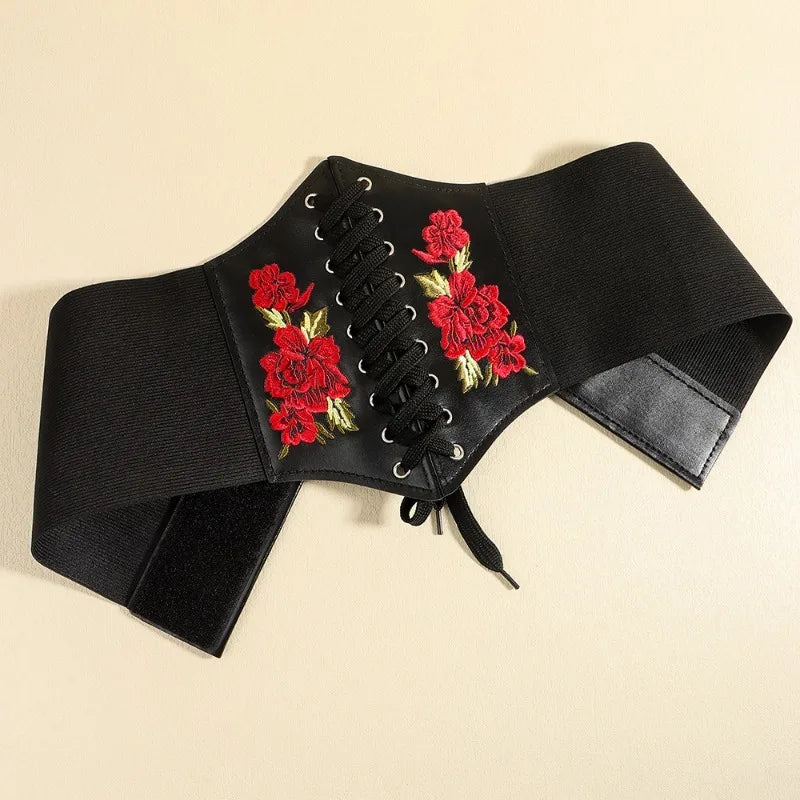 Black Body Shapewear Women Gothic Clothing Underbust Waist Cincher Trainer Pu Leather Elastic Sexy Bridal Corsets and Bustiers