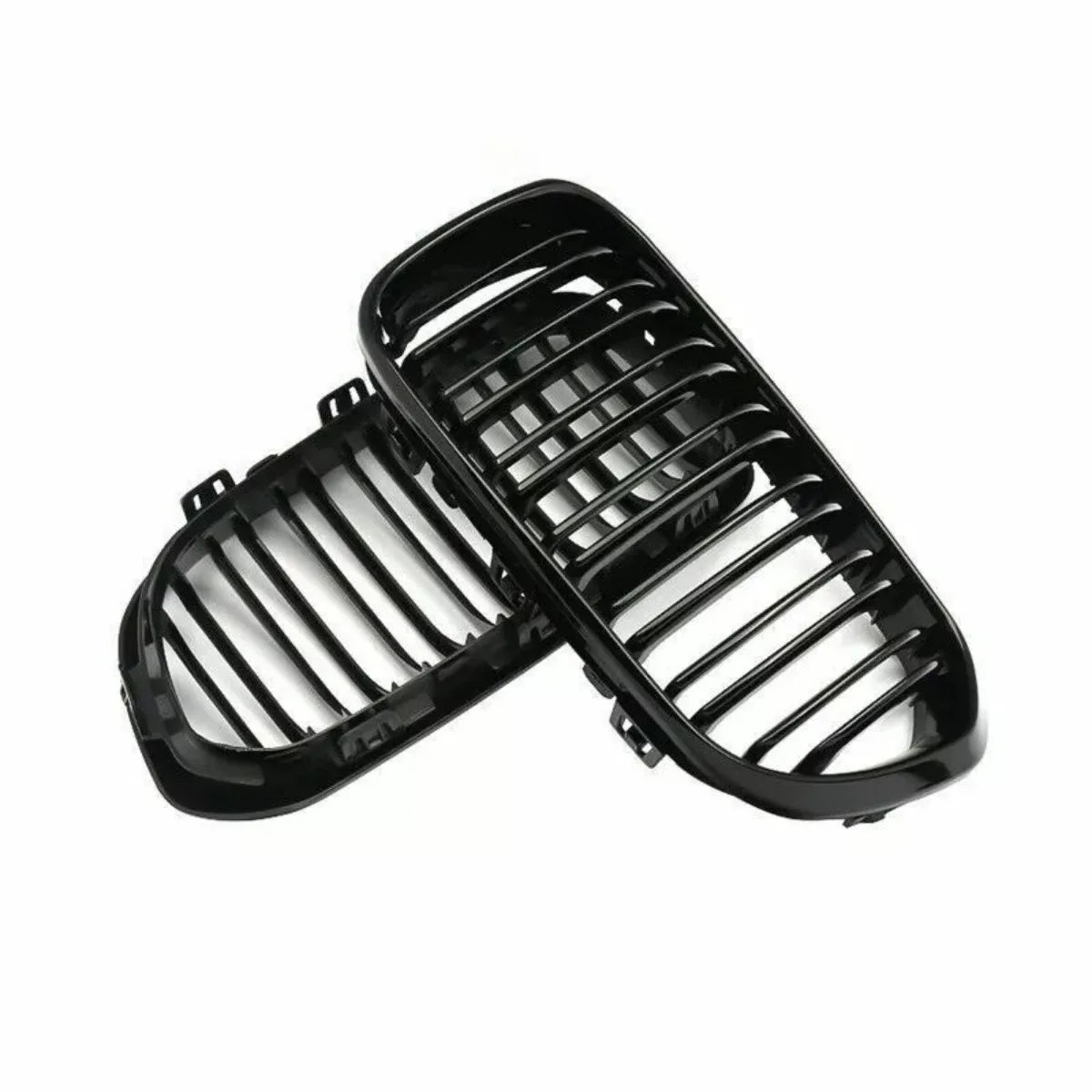 2015-2017 Racing Grille for BMW F20 F21 120I LCI 1 Series 2015 2016 2017 Glossy Black Front Kidney Grill Grille 2 Slat