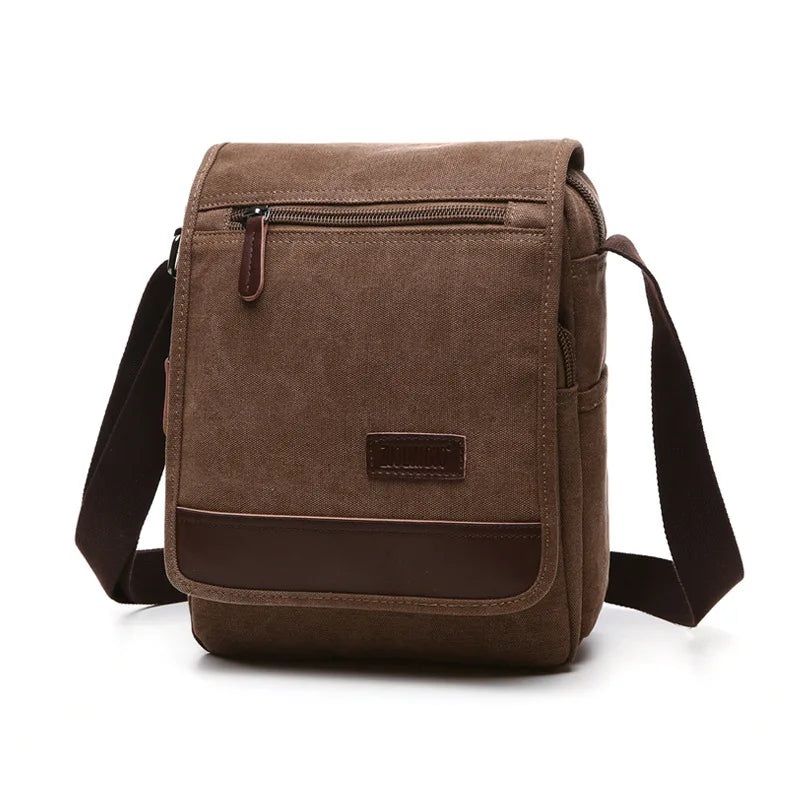 Hot! Brand High Quality Canvas Bag Casual Travel Bolsa Masculina Unisex Crossbody Bag Messenger Bags for Men Large Capacity