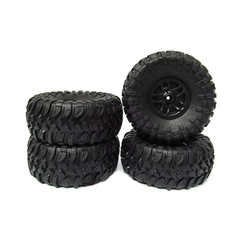 MN WPL 1:12 Car Tires Wheels Rims Set for MN D90 D91 Mn99S RC Car Spare Parts Crawler Car Assembled Tyre WPL MN Car Truck Parts