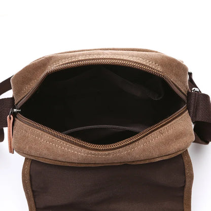 Hot! Brand High Quality Canvas Bag Casual Travel Bolsa Masculina Unisex Crossbody Bag Messenger Bags for Men Large Capacity