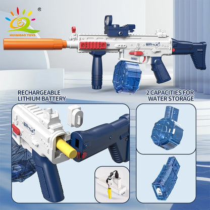 SCAR Electric Automatic Submachine M416 Water Gun Summer Outdoor Beach Firing Shooting Game Water Fight Toy for Children Gifts