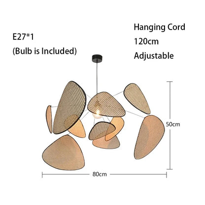 Knitting Rattan LED Lighting Floor Lamps Nightlight Home Decor Living Room Stand Light Bedside Lamp for Bedroom