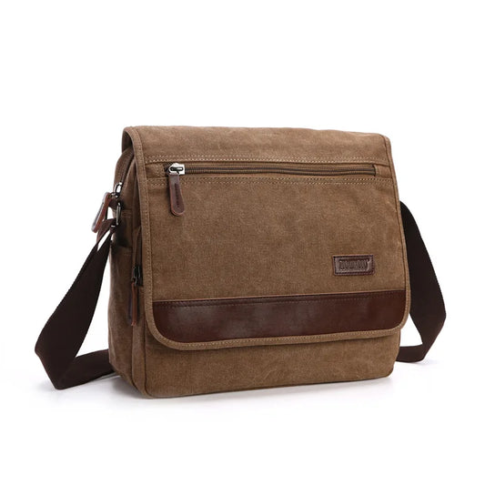 Hot! Brand High Quality Canvas Bag Casual Travel Bolsa Masculina Unisex Crossbody Bag Messenger Bags for Men Large Capacity