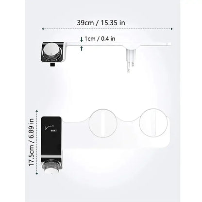 1 Set Portable Bidet for Women Self-Cleaning Toilet Attachment with Non-Electric Spray Washer Hygienic Bathroom Accessories