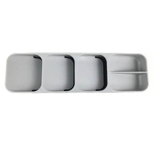 Kitchen Drawer Cutlery Storage Tray Knife Holder Spoon Forks Tableware Organizer Container for Spice Bottles Knives Block Rack