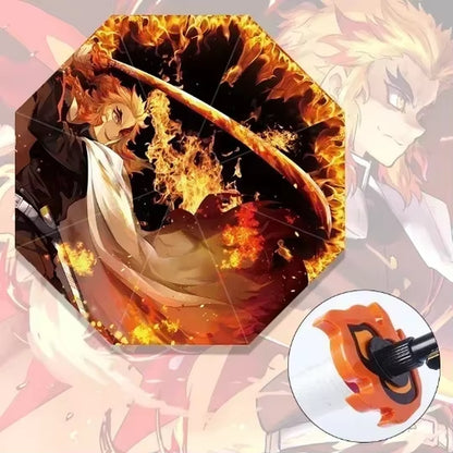Demon Slayer Katana Umbrella Real Size Japanese Tanjirouu Kimetsu No Yaiba Long Parasol Anime Gifts Cosplay Prop Life Supplies