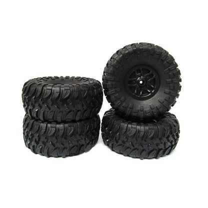 MN WPL 1:12 Car Tires Wheels Rims Set for MN D90 D91 Mn99S RC Car Spare Parts Crawler Car Assembled Tyre WPL MN Car Truck Parts